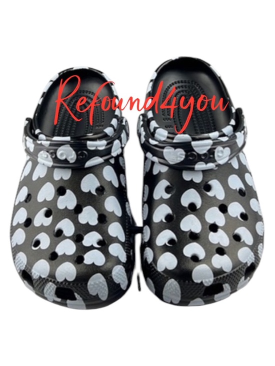 CROCS Shoes - Crocs - ‘Hearts’ Classic Clog. Woman SZ: 7,8,9,10. NWT Firm!